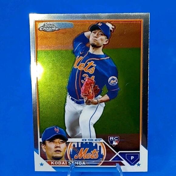 2023 Topps Chrome - Kodai Senga #217 (RC) NY Mets - Picture 1 of 5